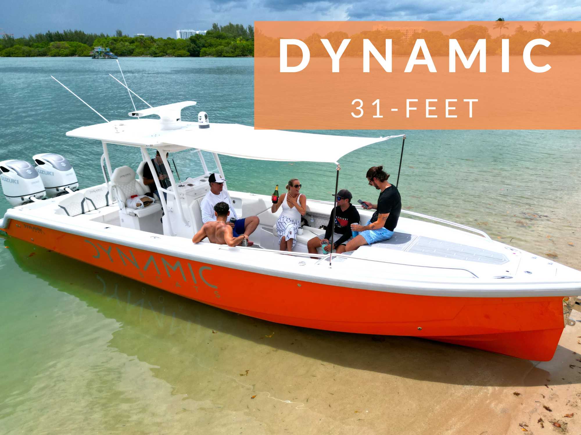 Dynamic Sport Boat to Rent in Miami