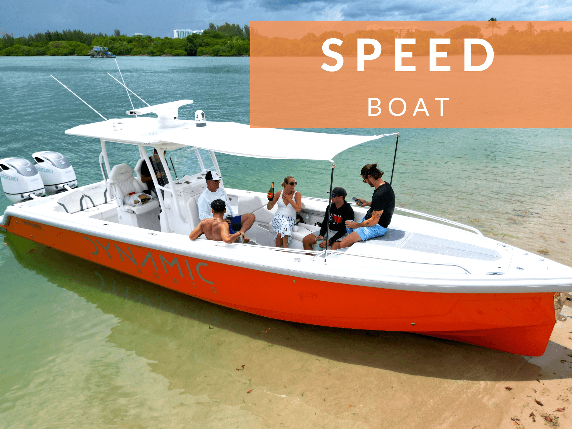 Dynamic Sport Boat to Rent in Miami